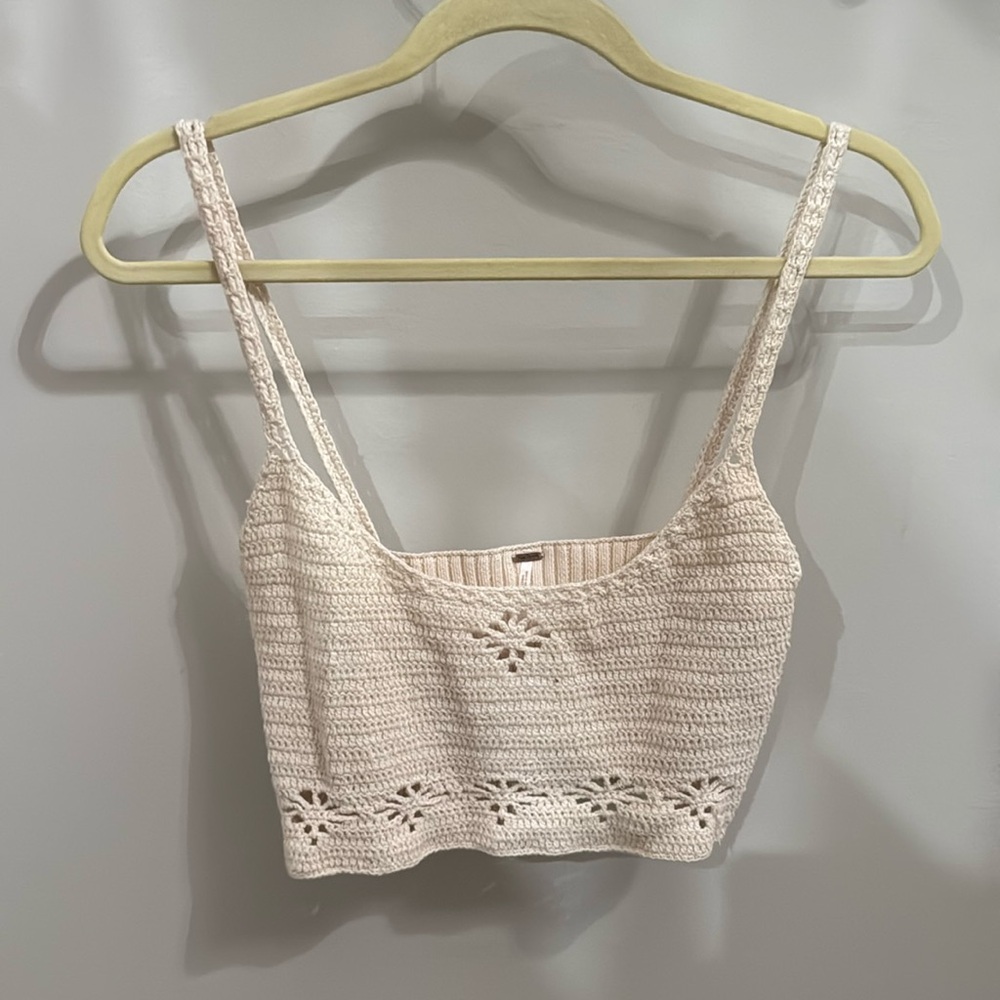 Free People crochet tank